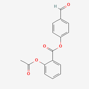 (4-Formylphenyl) 2-acetyloxybenzoate