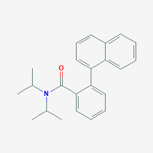 molecular formula C₂₃H₂₅NO B1144562 N,N-Diisopropyl-2-(1-naphthyl)benzamide CAS No. 132464-44-9