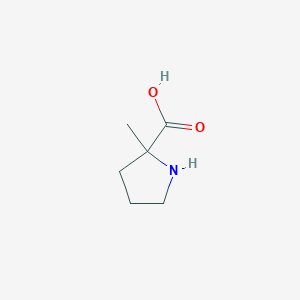 molecular formula C6H11NO2 B1144581 2-甲基吡咯烷-2-羧酸 CAS No. 16277-06-8
