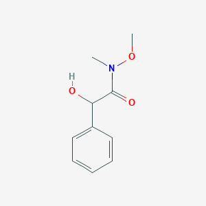 molecular formula C₁₀H₁₃NO₃ B1144603 2-hydroxy-N-methoxy-N-methyl-2-phenylacetamide CAS No. 143314-51-6
