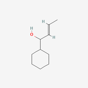molecular formula C10H18O B1144606 1-Cyclohexyl-2-buten-1-ol CAS No. 18736-82-8