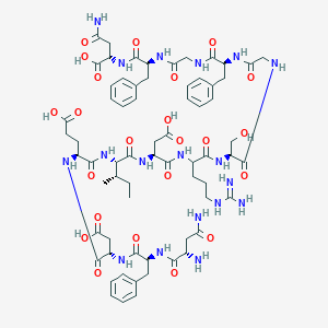 molecular formula C67H92N18O23 B114461 Orcokinin CAS No. 145344-97-4