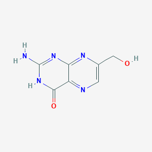 molecular formula C₇H₇N₅O₂ B1144629 2-氨基-7-(羟甲基)蝶啶-4(3H)-酮 CAS No. 694514-39-1