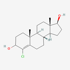 molecular formula C₁₉H₂₉ClO₂ B1144669 A)-4-Chloro-androst-4-ene-3,17-diol CAS No. 252928-97-5
