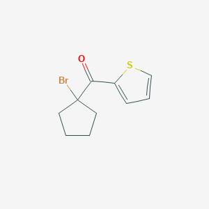 molecular formula C10H11BrOS B114467 (1-Bromocyclopentyl)-2-thienyl ketone CAS No. 94139-04-5