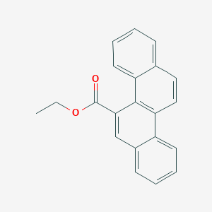 molecular formula C₂₁H₁₆O₂ B1144670 Ethyl Chrysene-5-carboxylate CAS No. 191021-93-9