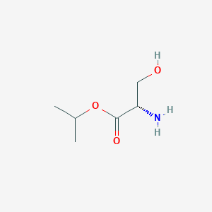 molecular formula C₆H₁₃NO₃ B1144672 L-Serine isopropyl ester CAS No. 53517-65-0