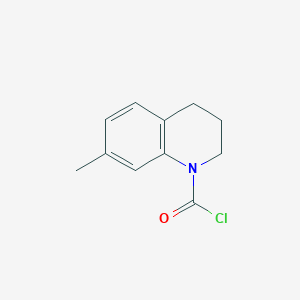 molecular formula C11H12ClNO B011447 7-Methyl-3,4-dihydroquinoline-1(2H)-carbonyl chloride CAS No. 103661-42-3