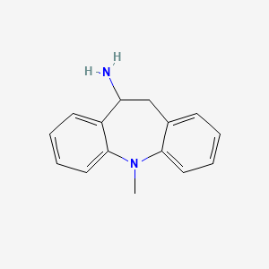 molecular formula C₁₅H₁₆N₂ B1144716 5-Methyl-10,11-dihydro-5H-dibenzo[b,f]azepin-10-amine CAS No. 21808-11-7