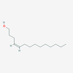 molecular formula C₁₄H₂₈O B1144726 (Z)-4-Tetradecen-1-ol CAS No. 40642-41-9