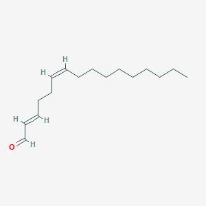 molecular formula C₁₆H₂₈O B1144728 (2E,6Z)-hexadeca-2,6-dienal CAS No. 115523-71-2