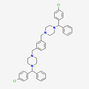 molecular formula C₄₂H₄₄Cl₂N₄ B1144737 Unii-B882tcp54W CAS No. 1207847-84-4
