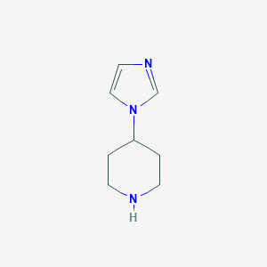 molecular formula C8H13N3 B114475 4-(1H-Imidazol-1-yl)piperidine CAS No. 147081-85-4