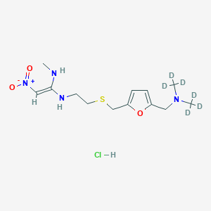 molecular formula C13H23ClN4O3S B1144758 Ranitidine-d6 Hydrochloride 