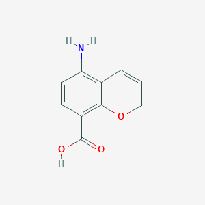 molecular formula C10H9NO3 B114478 5-amino-2H-chromene-8-carboxylic acid CAS No. 157757-44-3
