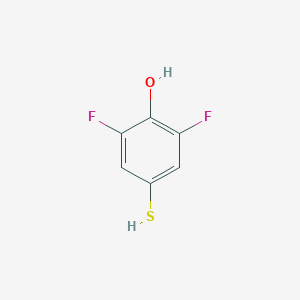 molecular formula C6H4F2OS B114483 2,6-Difluoro-4-sulfanylphenol CAS No. 151389-58-1