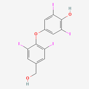 4-(4-(Hydroxymethyl)-2,6-diiodophenoxy)-2,6-diiodophenol