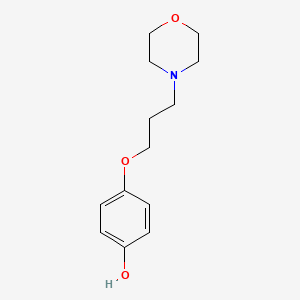 4-(3-(4-Hydroxyphenoxy)propyl)morpholine