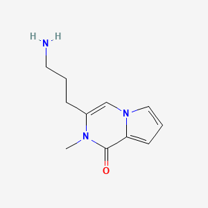 3-(3-Aminopropyl)-2-methylpyrrolo[1,2-a]pyrazin-1(2H)-one