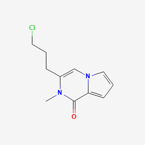 3-(3-Chloropropyl)-2-methylpyrrolo[1,2-a]pyrazin-1(2H)-one
