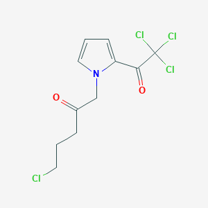 5-Chloro-1-(2-(2,2,2-trichloroacetyl)-1H-pyrrol-1-yl)pentan-2-one