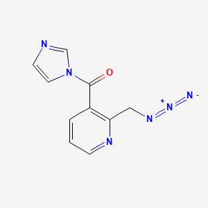 molecular formula C10H8N6O B1144855 NAI-N3 CAS No. 1612756-29-2