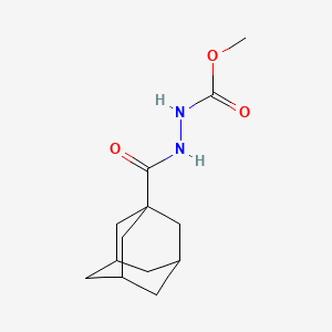 molecular formula C13H20N2O3 B11448928 Methyl 2-(1-adamantylcarbonyl)hydrazinecarboxylate 