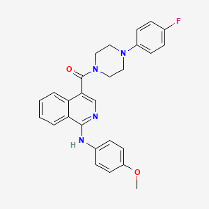 molecular formula C27H25FN4O2 B11449105 Mcl-1 inhibitor 17 