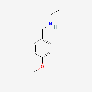 molecular formula C11H17NO B1144930 N-(4-ethoxybenzyl)ethanamine CAS No. 17683-57-7