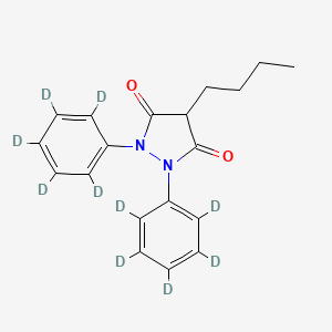 molecular formula C19H20N2O2 B1144933 Phenylbutazone(diphenyl-d10) CAS No. 1219794-69-0
