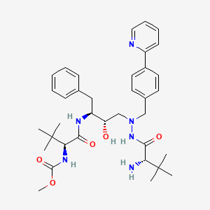 molecular formula C₃₆H₅₀N₆O₅ B1144934 Atazanavir N2-Descarboxymethyl CAS No. 1028634-76-5