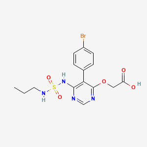 molecular formula C15H17BrN4O5S B1144974 ACT-373898 CAS No. 1433875-14-9