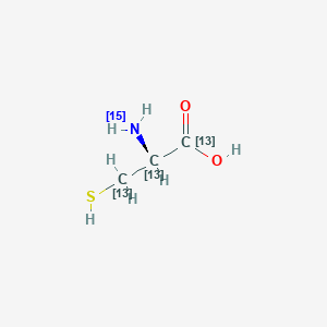 molecular formula C3H7NO2S B1144976 L-Cysteine-13C3,15N CAS No. 202406-97-1