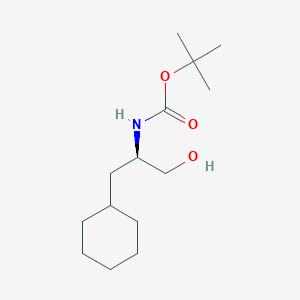 molecular formula C₁₄H₂₇NO₃ B1144980 Boc-D-cha-ol CAS No. 129593-17-5