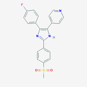 B114499 4-[4-(4-fluorophenyl)-2-(4-methylsulfonylphenyl)-1H-imidazol-5-yl]pyridine CAS No. 152121-46-5