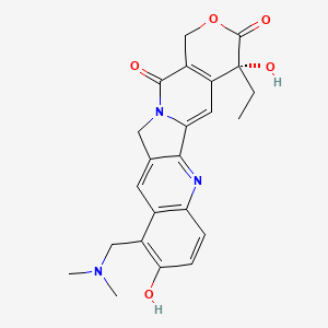 molecular formula C₂₃H₂₃N₃O₅ B1145015 (R)-Topotecan CAS No. 1797985-73-9