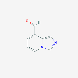molecular formula C8H6N2O B114505 咪唑并[1,5-a]吡啶-8-甲醛 CAS No. 151509-03-4