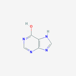 molecular formula C5H4N4O B114508 次黄嘌呤 CAS No. 146469-94-5