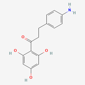 3-(4-Aminophenyl)-1-(2,4,6-trihydroxyphenyl)propan-1-one