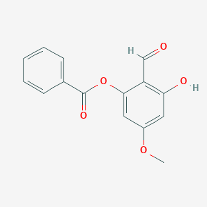 2-Formyl-3-hydroxy-5-methoxyphenyl benzoate
