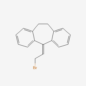 molecular formula C₁₇H₁₅Br B1145178 5-(2-Bromoethylidene)-10,11-dihydro-5H-dibenzo[a,d][7]annulene CAS No. 13099-16-6