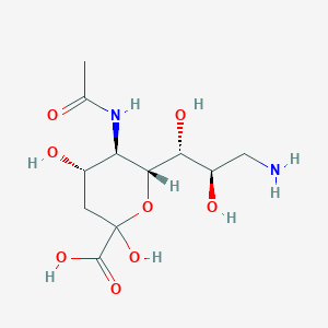 molecular formula C₁₁H₂₀N₂O₈ B1145231 9-Amino-N-acetylneuraminic acid CAS No. 112037-47-5