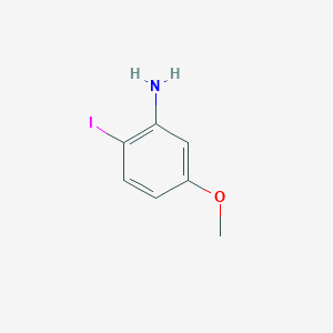 molecular formula C7H8INO B114526 2-碘-5-甲氧基苯胺 CAS No. 153898-63-6