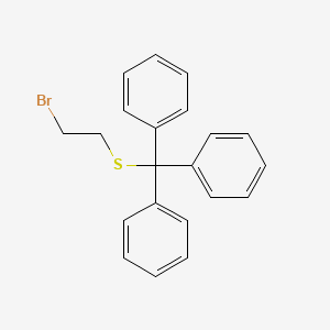 molecular formula C₂₁H₁₉BrS B1145269 Triphenylmethyl(2-bromoethyl) sulfide CAS No. 157522-54-8