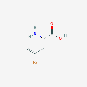 molecular formula C5H8BrNO2 B114528 (S)-2-氨基-4-溴戊-4-烯酸 CAS No. 151144-96-6