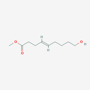 molecular formula C₁₀H₁₈O₃ B1145295 Methyl (E)-9-hydroxynon-4-enoate CAS No. 87238-54-8