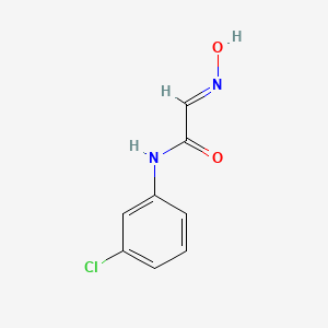 molecular formula C8H7ClN2O2 B1145306 Acetamide, 2-hydroxyimino-N-(3-chlorophenyl)- CAS No. 17122-55-3