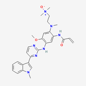 molecular formula C₂₈H₃₃N₇O₃ B1145315 OsimertinibN'-Oxide CAS No. 1975982-94-5