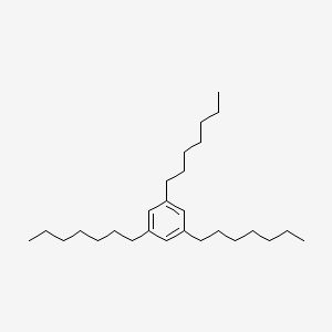 molecular formula C₂₇H₄₈ B1145318 1,3,5-Triheptylbenzene CAS No. 29536-29-6