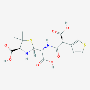 molecular formula C₁₅H₁₈N₂O₇S₂ B1145327 Ticarcilloic acid CAS No. 67392-88-5